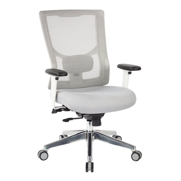 ProGrid® White Mesh Mid Back Chair