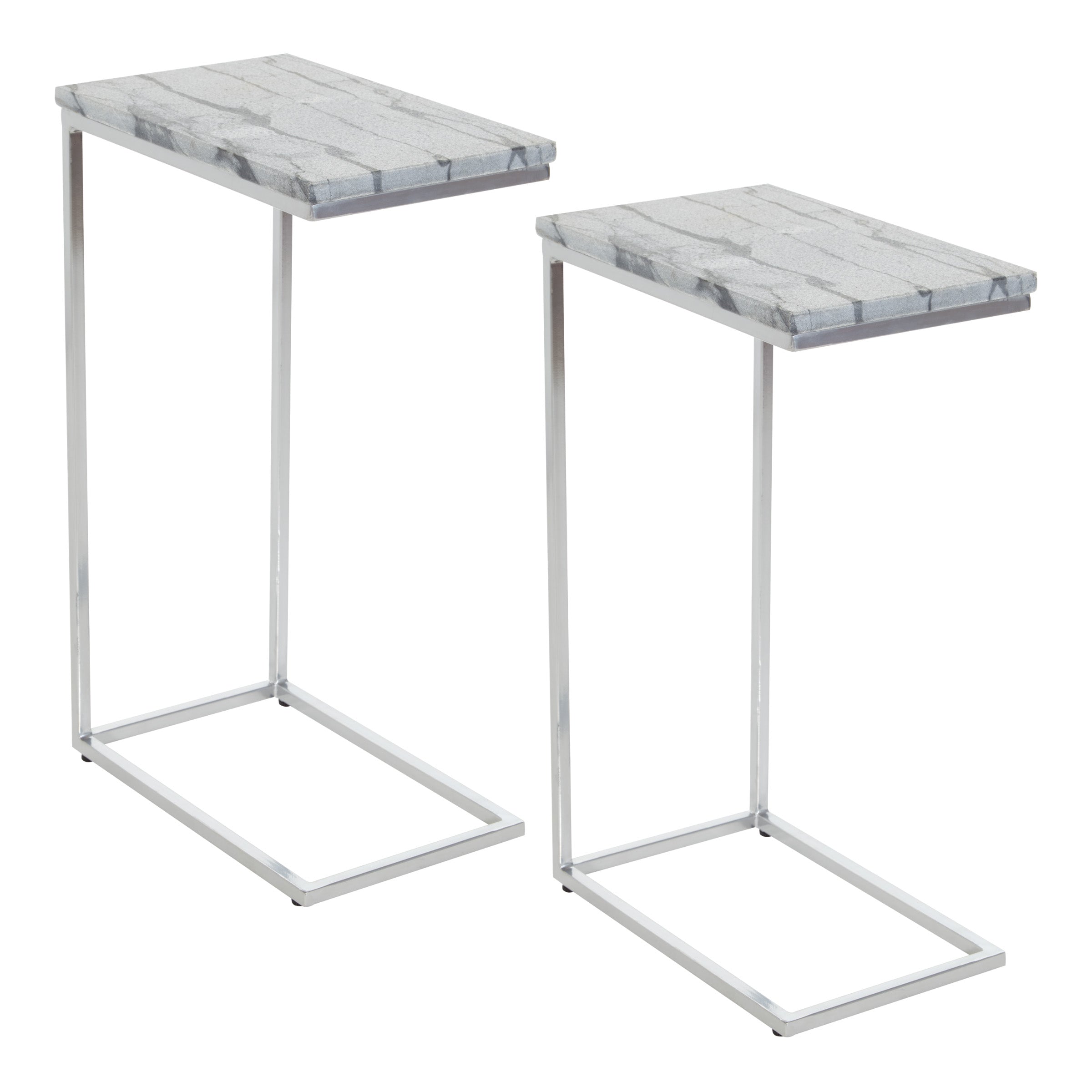 Solid Marble Top C-Table
