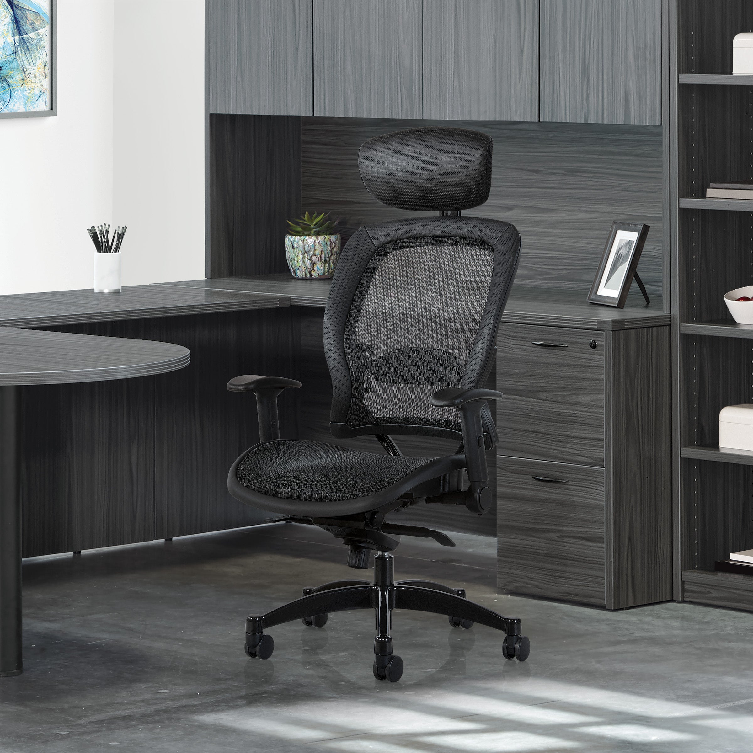 Executive Breathable Mesh Black C