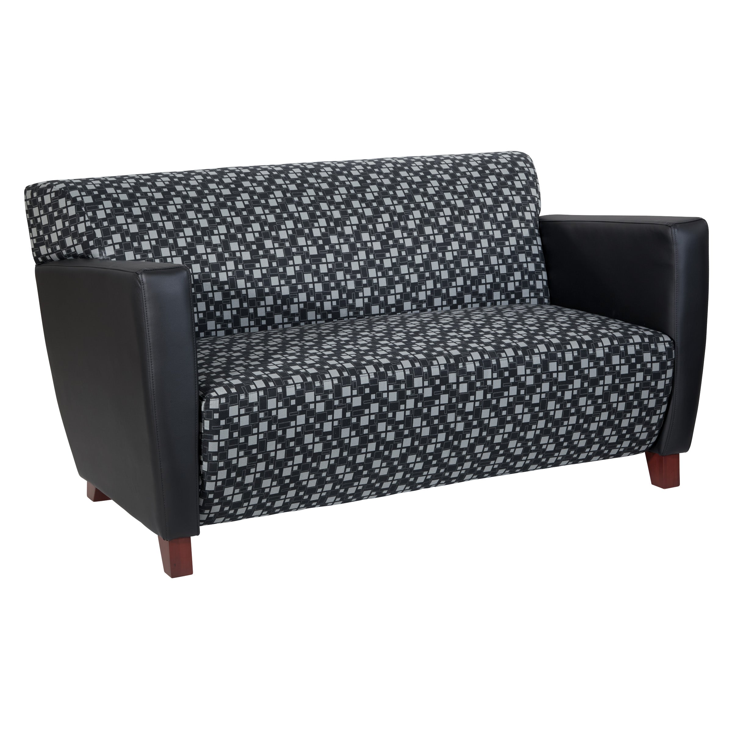 2 Tone Domino Seat and Black Arms 