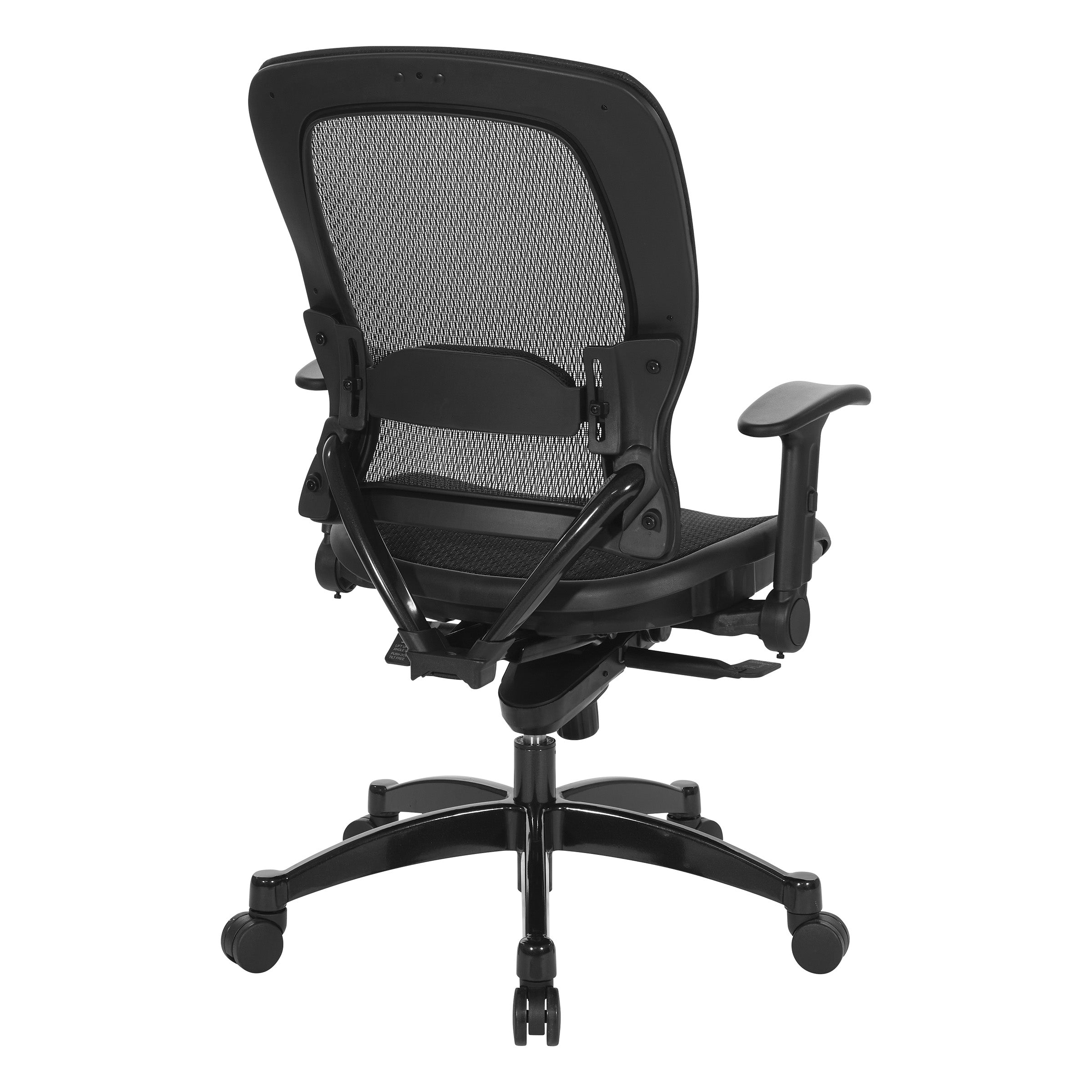 Manager's Black Breathable Mesh