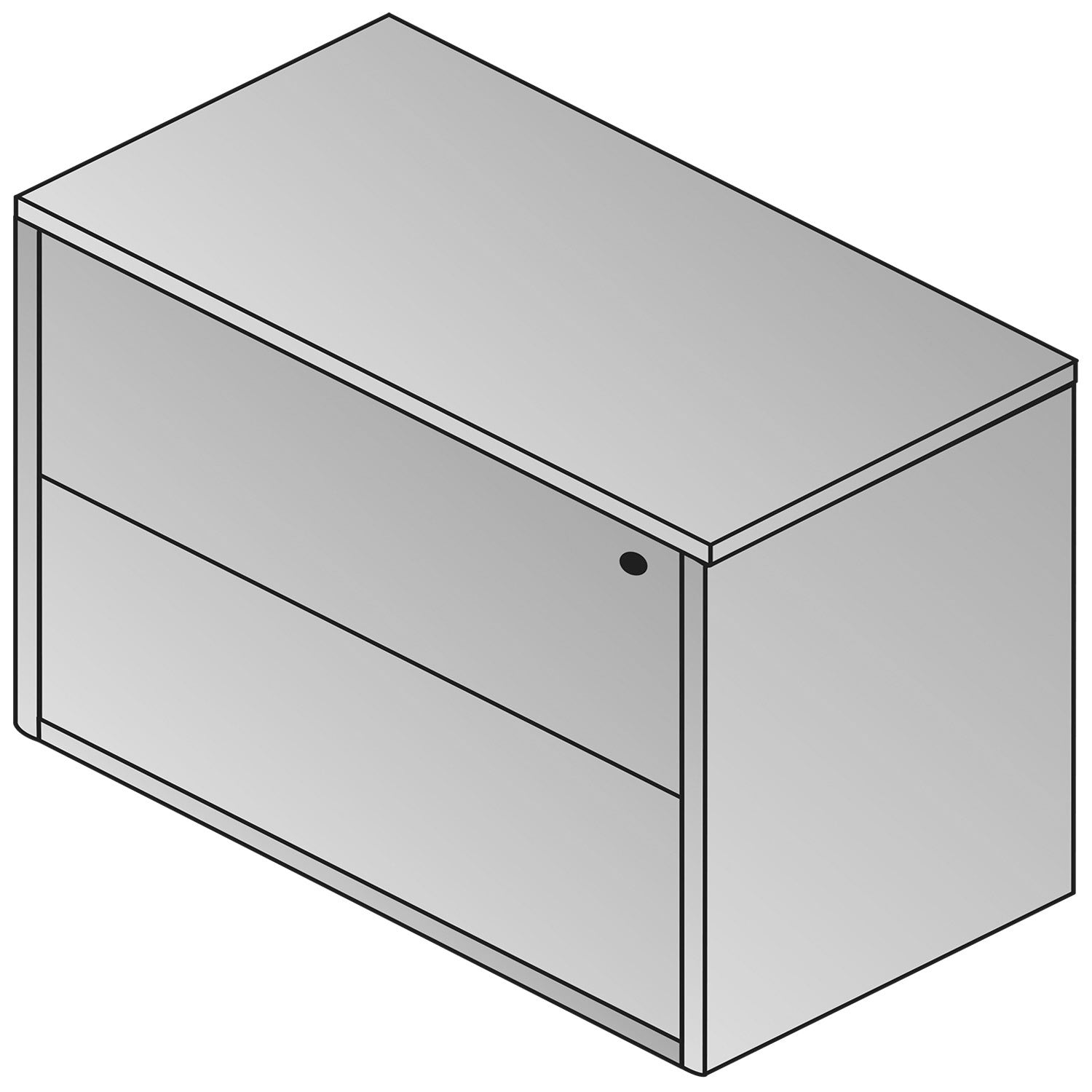 Sonoma 2-Drawer Lateral File, 37X20