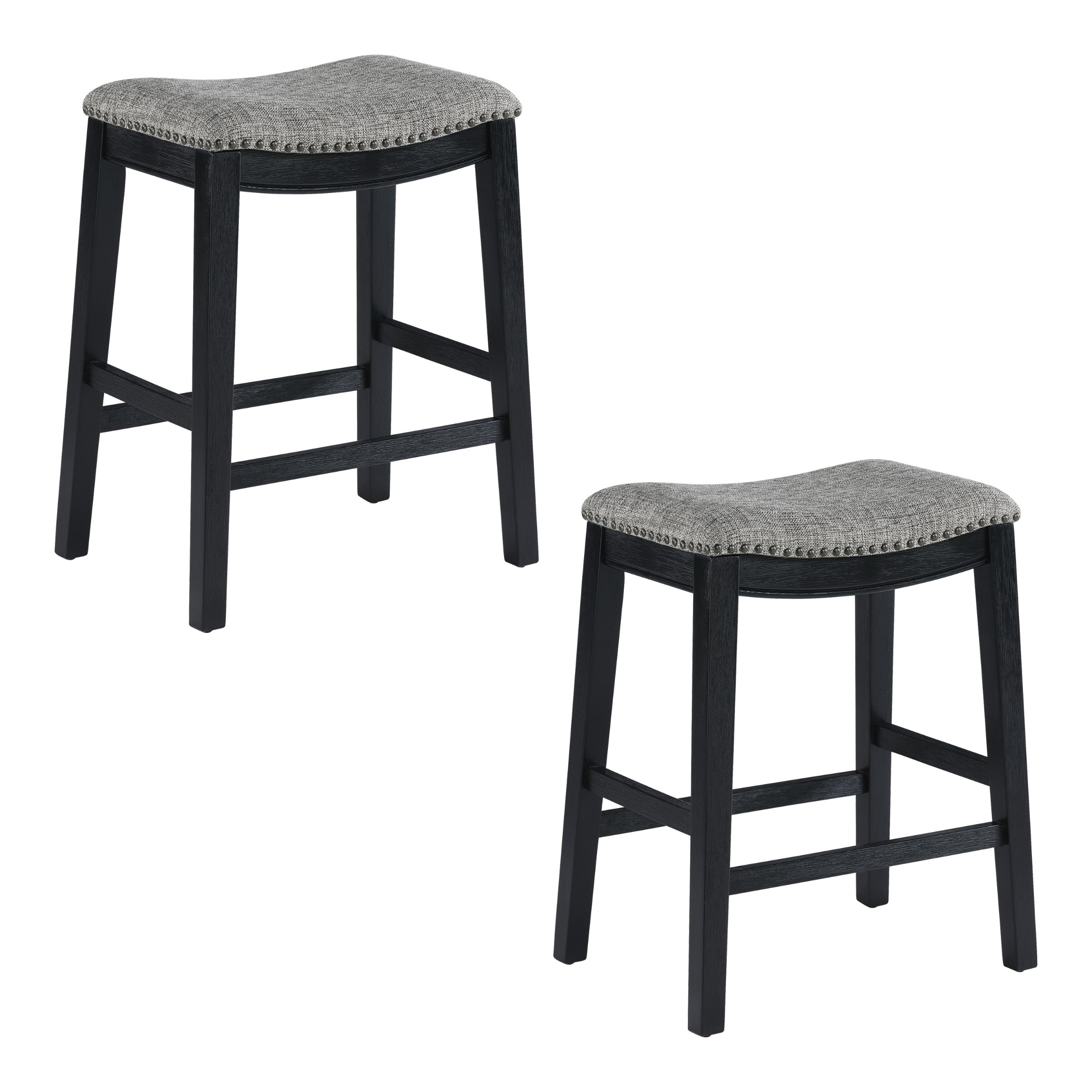 24" Saddle Stool 2-pack