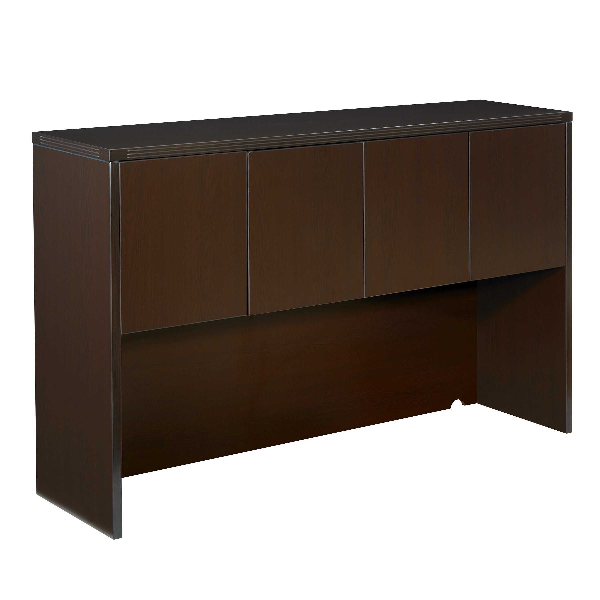 60W Hutch with Wood Doors