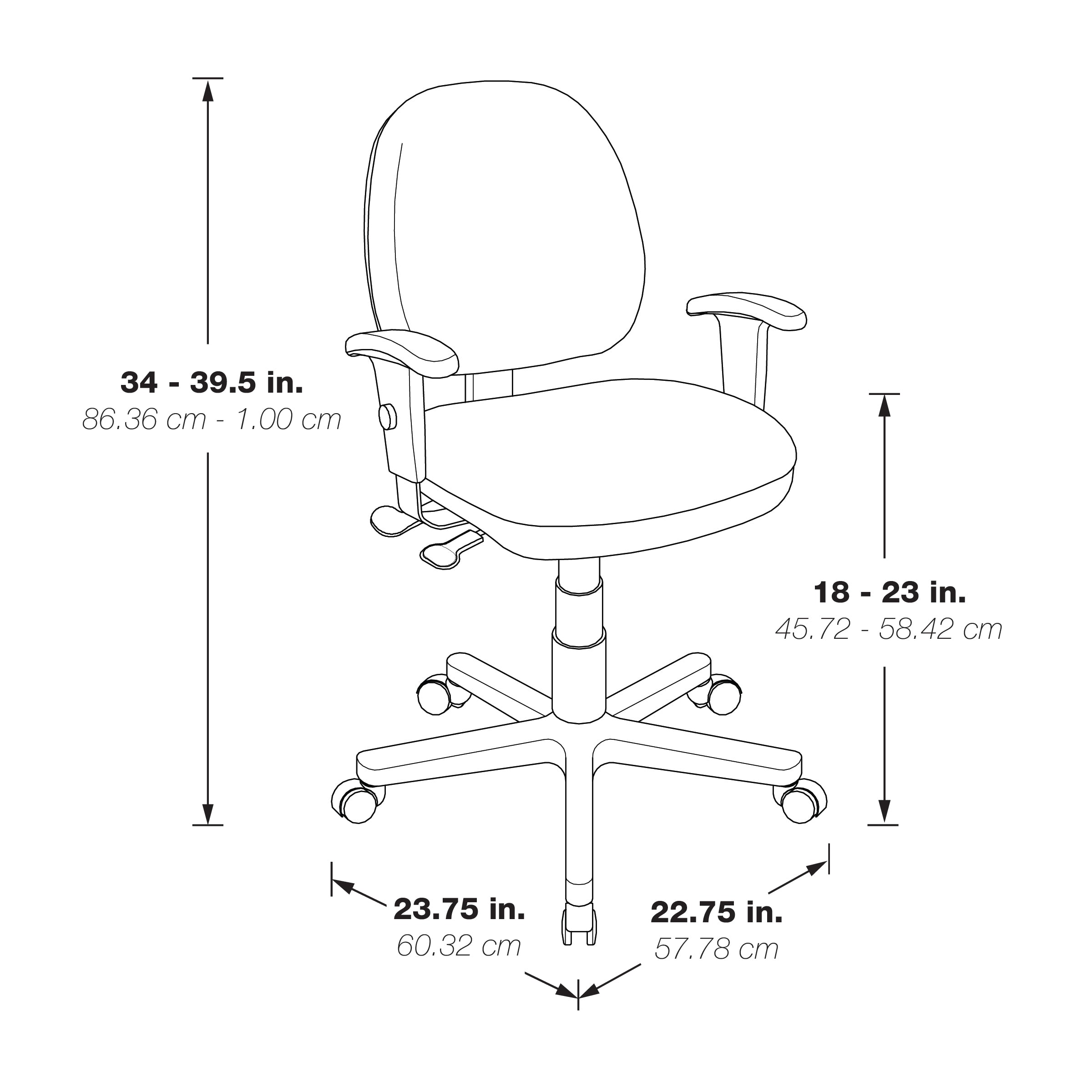 Sculptured Ergonomic Managers Chair