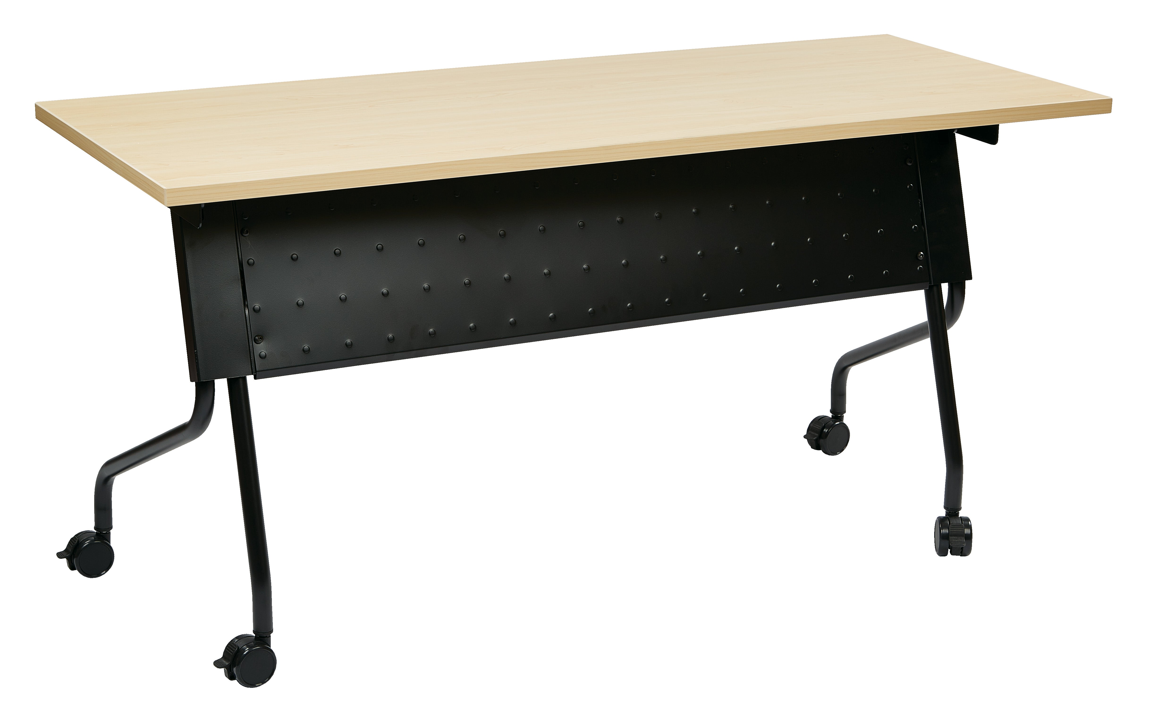 5' Black Frame With Maple Top