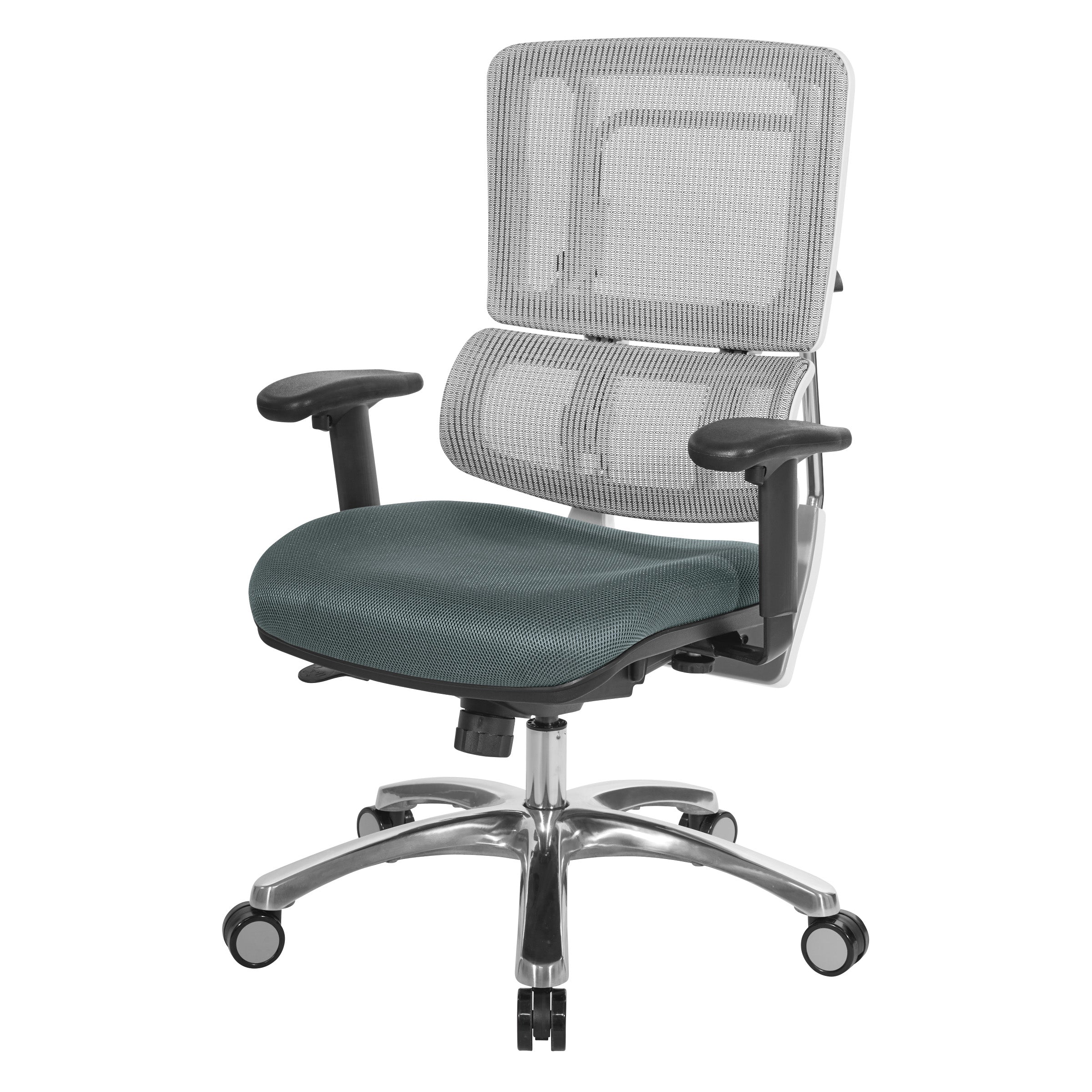 White Vertical Mesh Chair