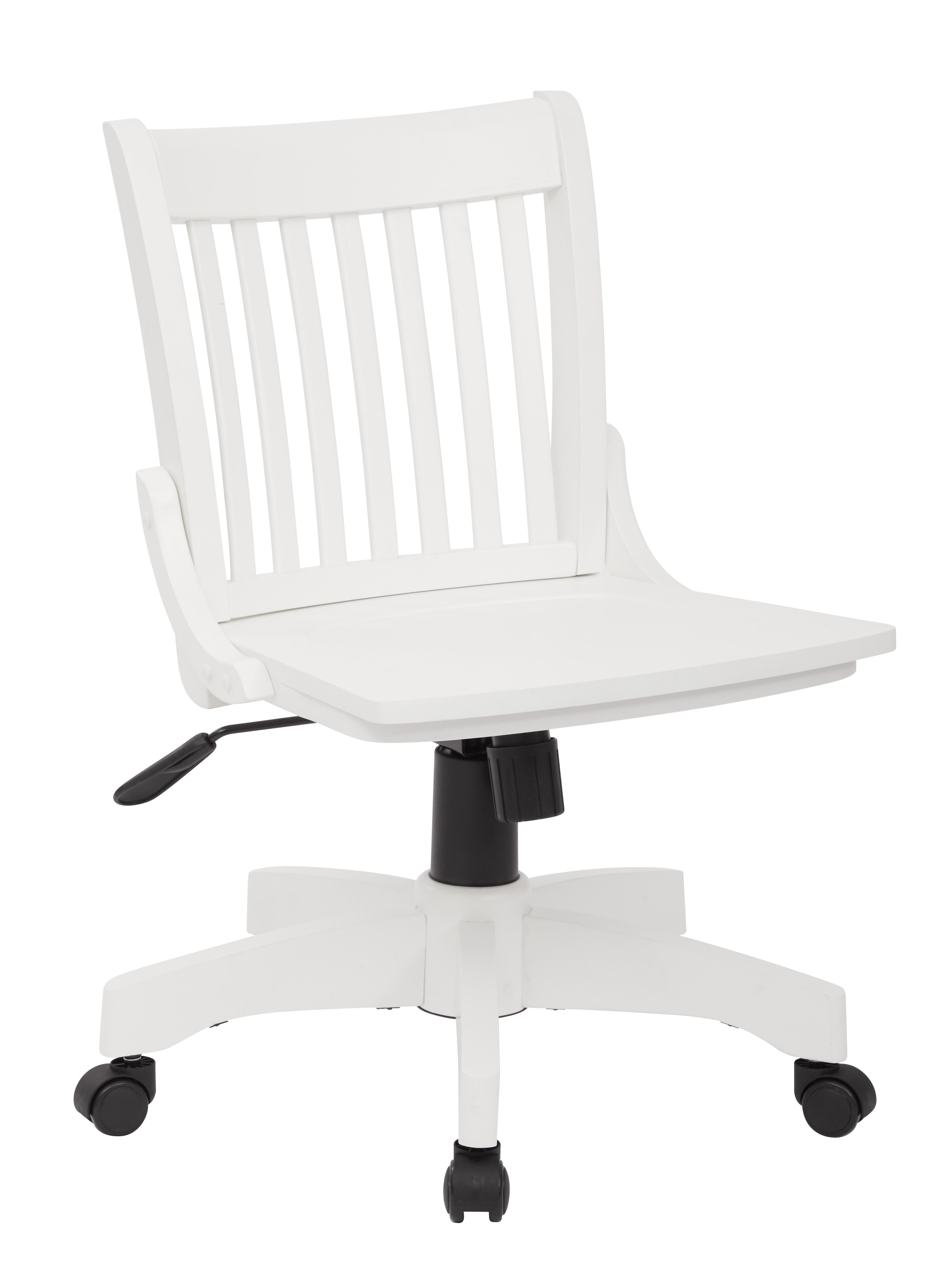 Deluxe Armless Wood Bankers Chair