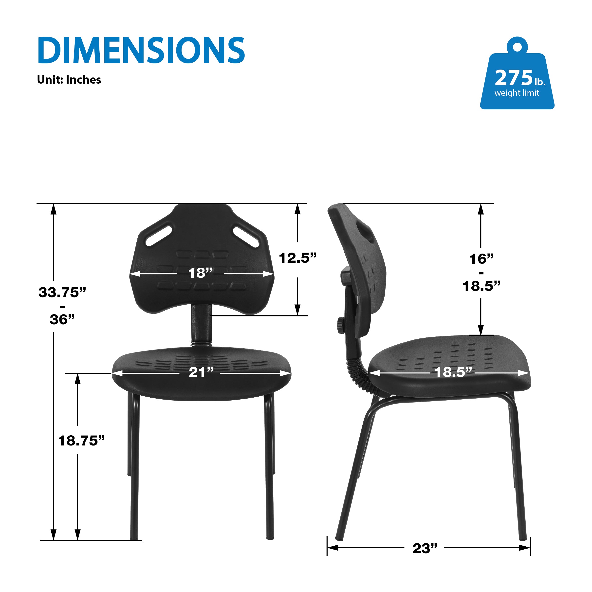 Armless Guest Chair