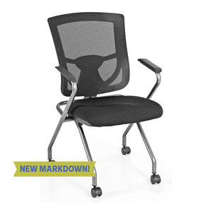 N9NE CoolMesh Pro Nesting Guest Chair, Mesh Back (8094T)