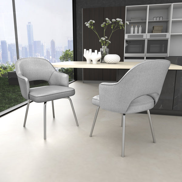 Boss B489C-GR Linen Guest Chair – view 2