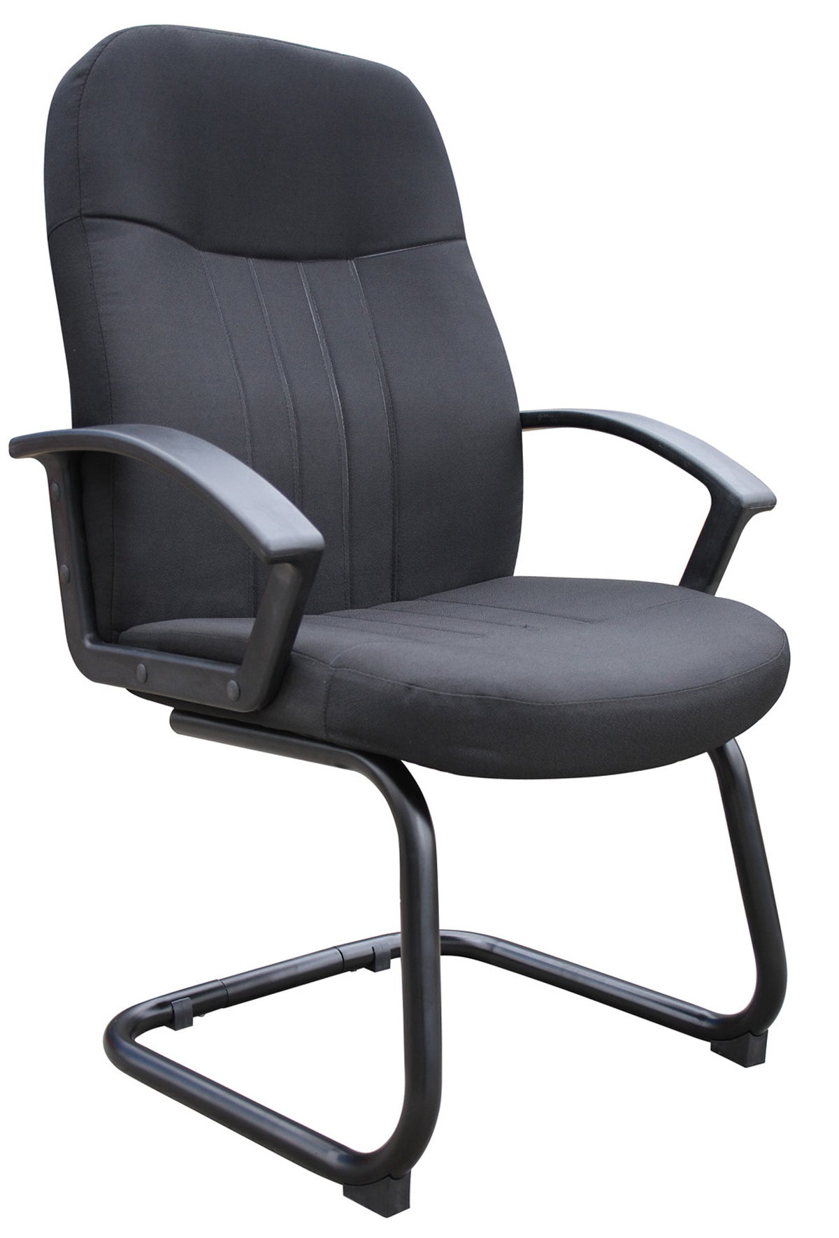 Boss B8309-BK Mid Back Fabric Guest Chair – view 1