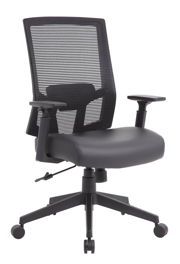 Boss B6044AM-BK Mesh Back Task Chair – view 1