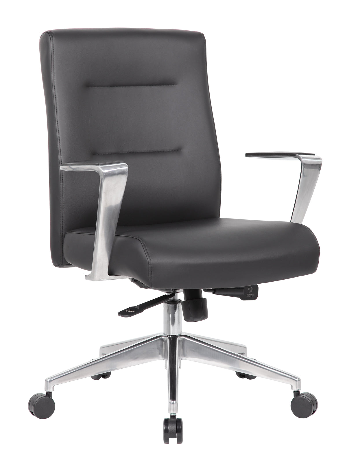 Boss B8886AL Modern Conference Chair with Arm & Base – view 1