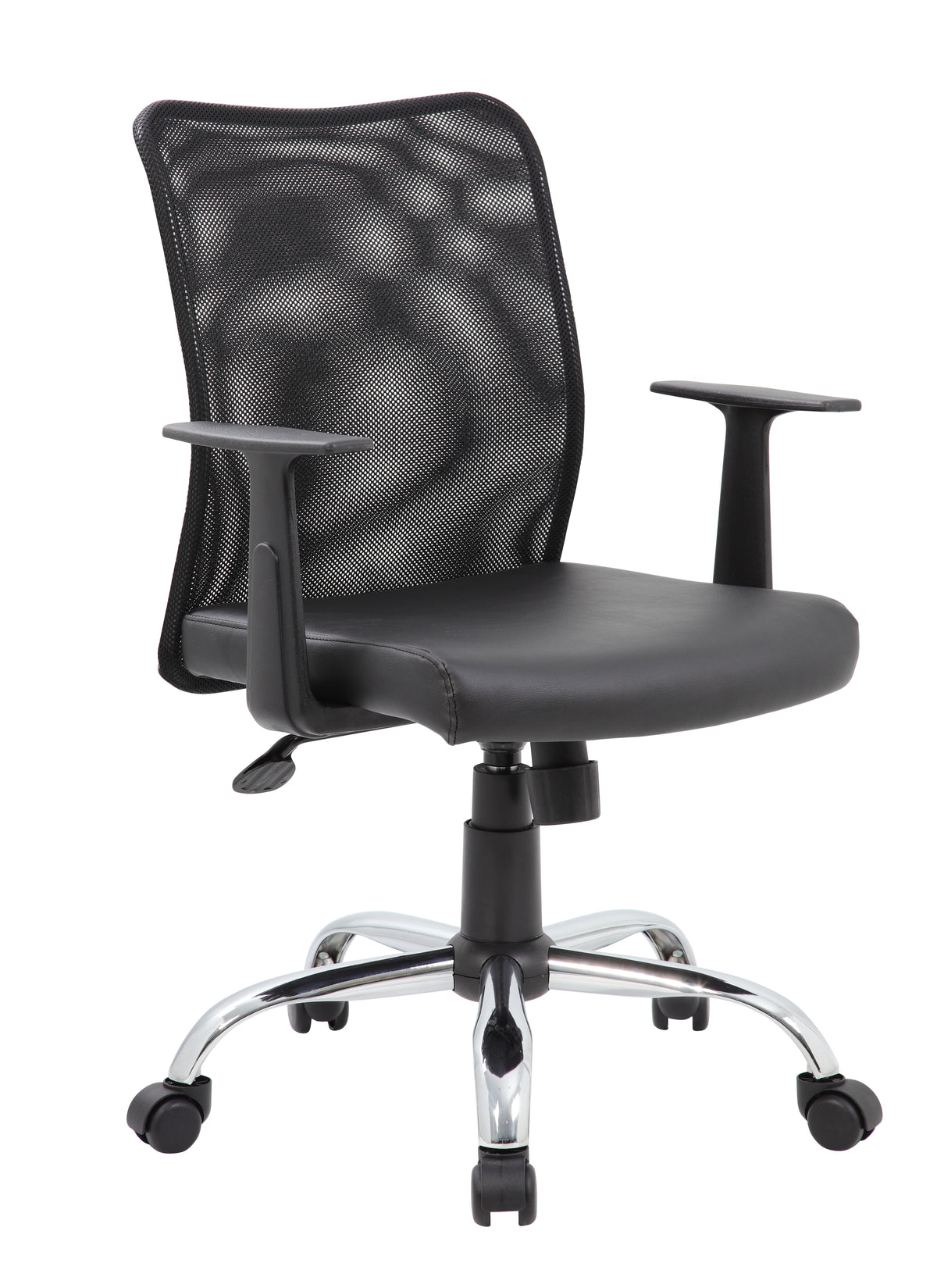 Boss B6116C-CS Budget Mesh Task Chair with T-Arms – view 1