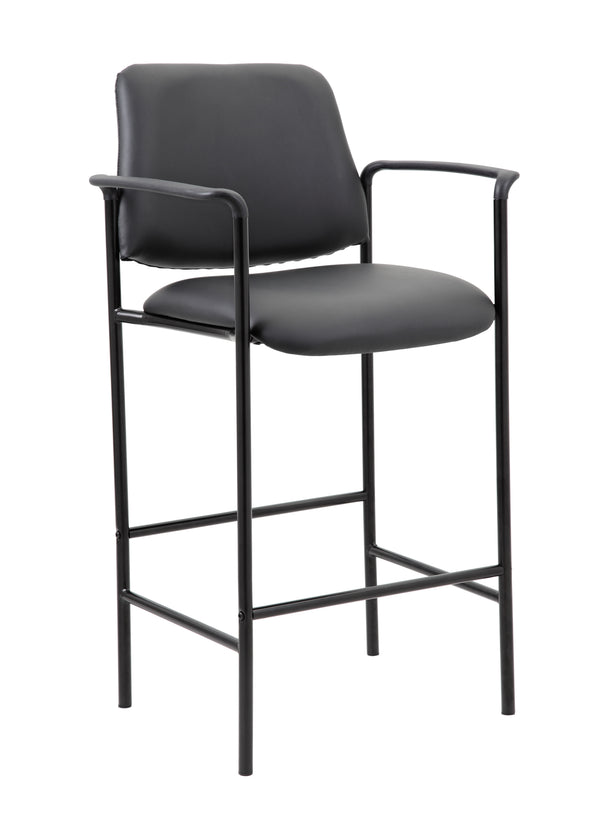 Boss B169503-CS Square Back Diamond Stool with Arm In Caressoft – view 1