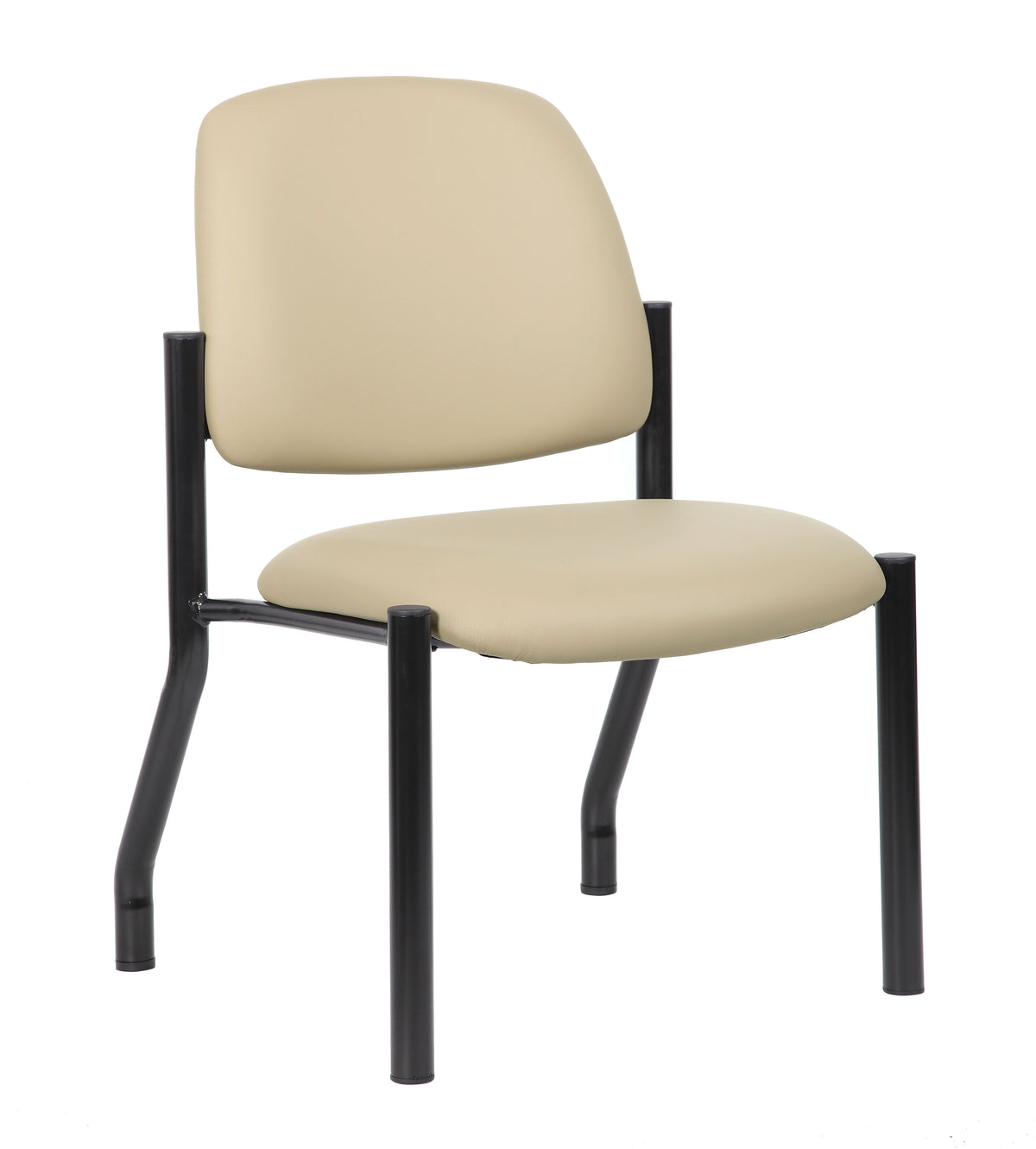 Boss B9595AM Antimicrobial Armless Guest Chair (300 lb Capacity) – view 1