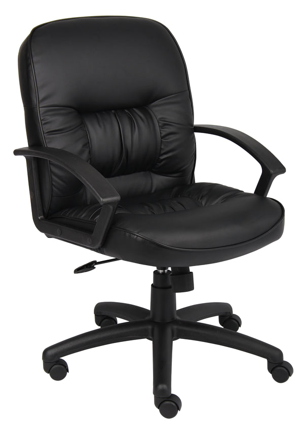 Boss B7306 Mid Back LeatherPlus Chair – view 1