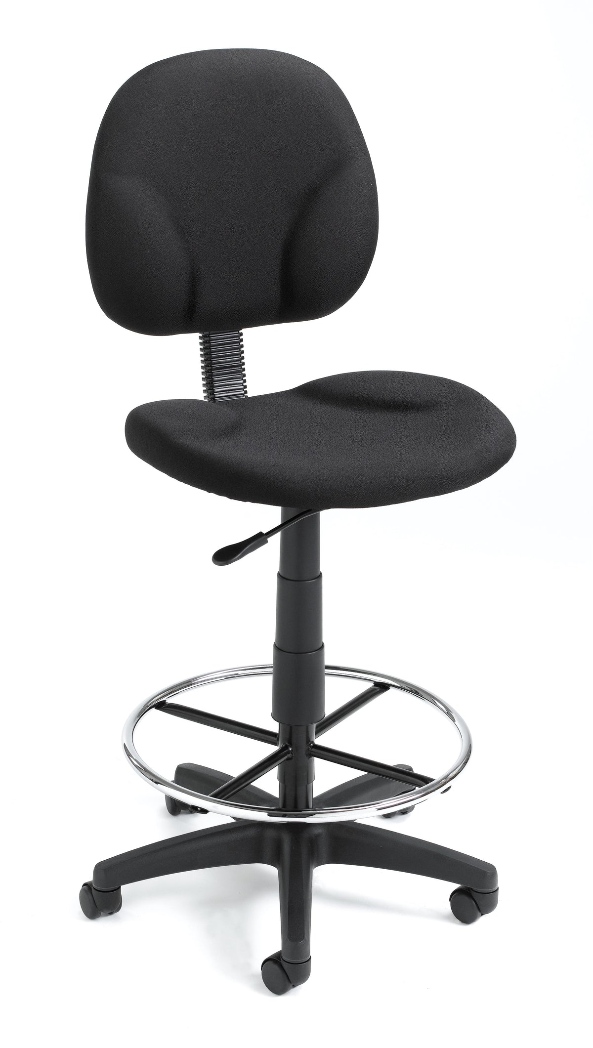 Boss B1690-BK Fabric Drafting Stool with Footring – view 1