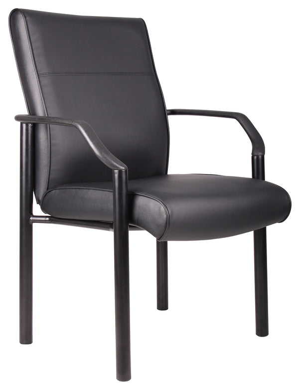 Boss B689 Mid Back Guest Chair In LeatherPlus – view 1