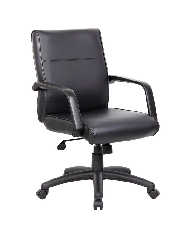 Boss B686 Mid Back Executive Chair In LeatherPlus – view 1