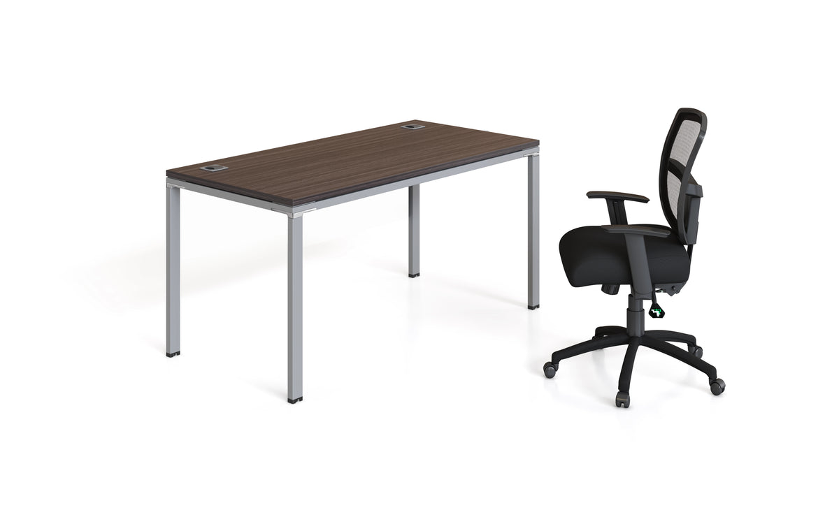 Boss Simple System Single Desk, 60" x 30" Desk Top (SGSD001-201) – view 1