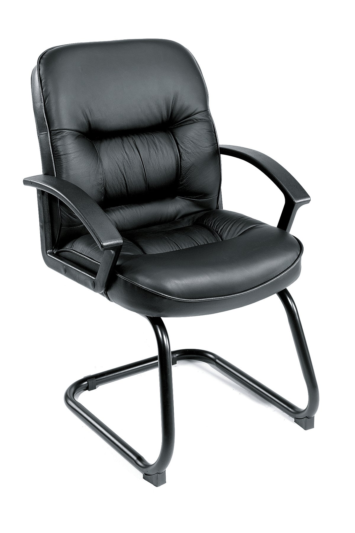 Boss B7309 Mid Back LeatherPlus Guest Chair – view 1