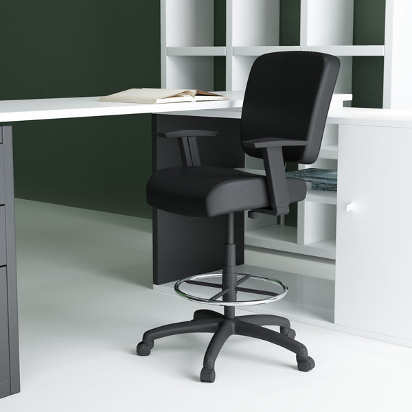 Boss B1681-BK 300 lb Heavy Duty Office Stool – view 2