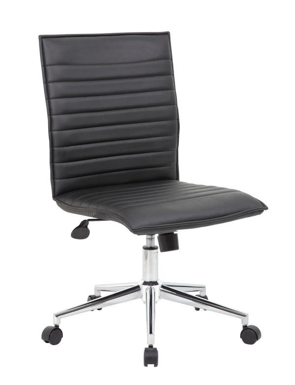 Boss B9534c Vinyl Armless Hospitality Chair – view 1
