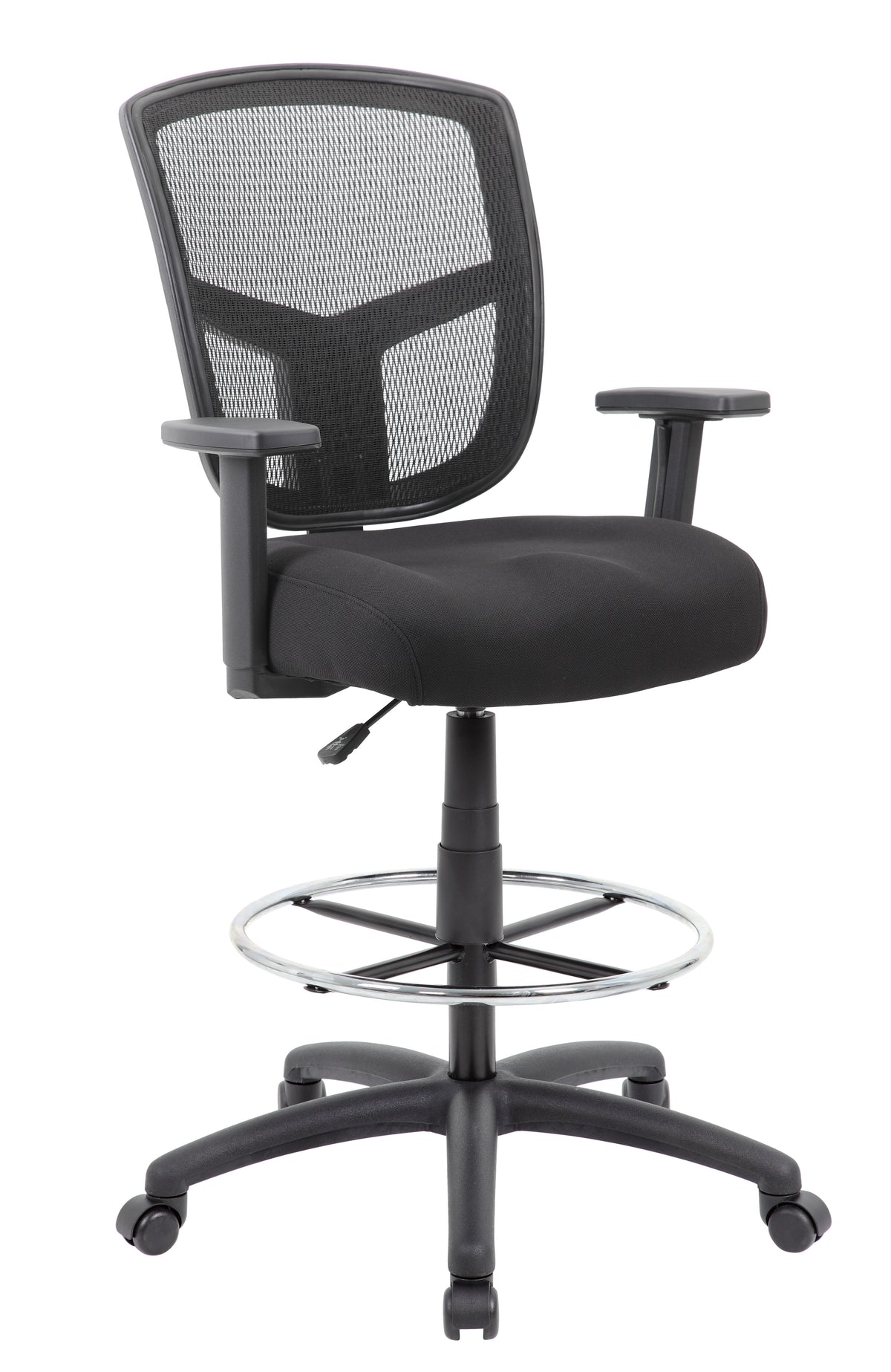 Boss B16021 Contract Mesh Drafting Stool – view 1