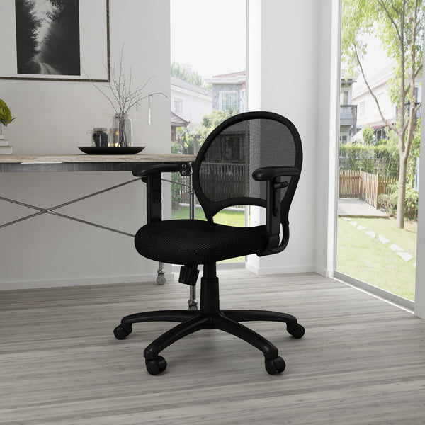 Boss B6216 Mesh Chair With Adjustable Arms – view 1