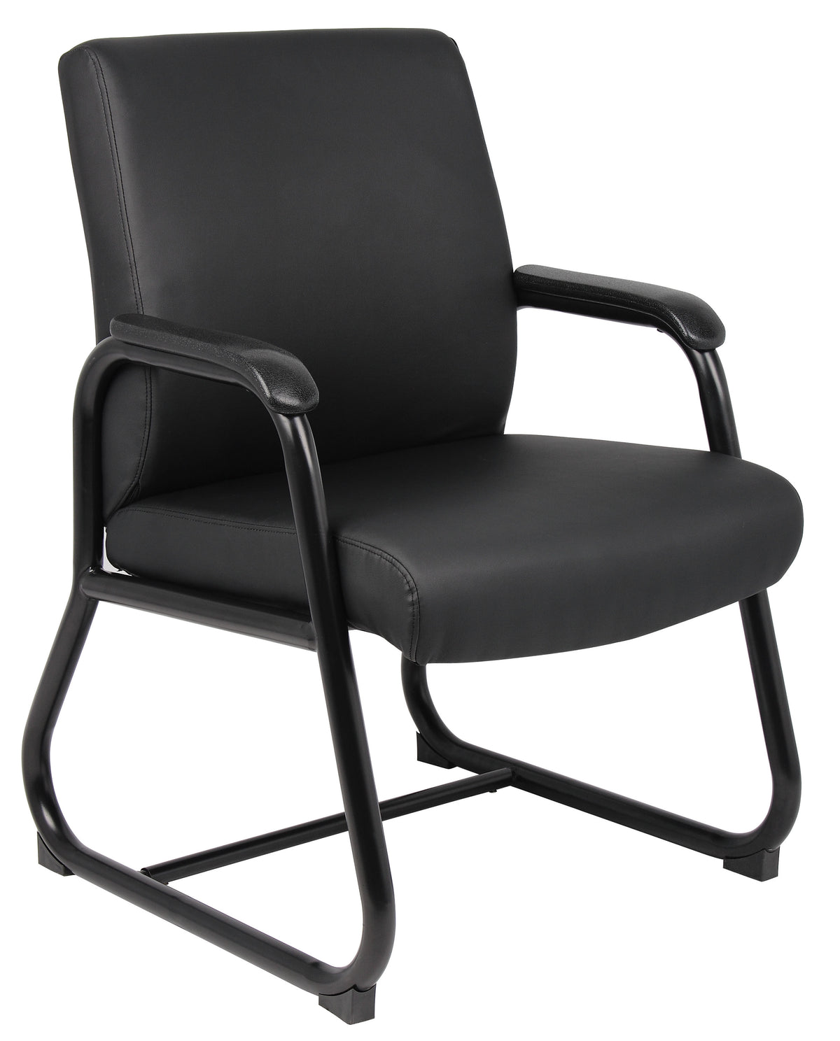 Boss B709 Heavy Duty Antimicrobial Vinyl Guest Chair – view 1