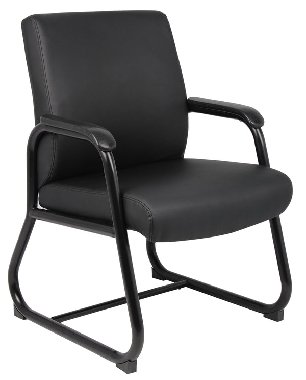 Boss B709 Heavy Duty Antimicrobial Vinyl Guest Chair – view 1