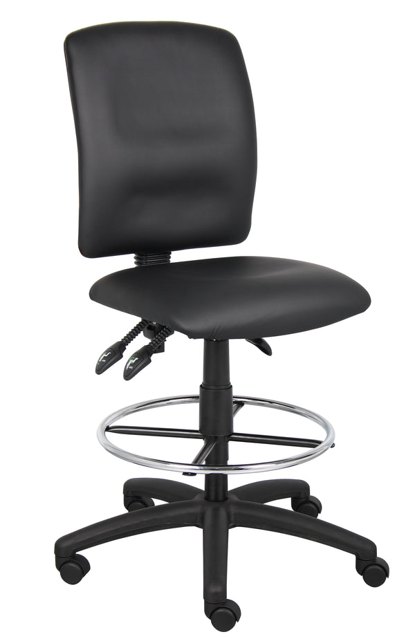 Boss B1645 Multi-Function LeatherPlus Drafting Stool – view 1