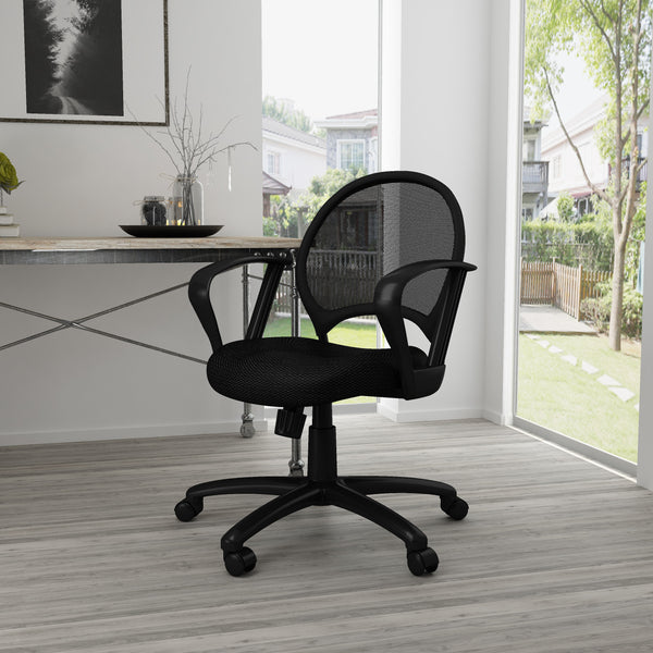 Boss B6217 Mesh Chair With Loop Arms – view 1