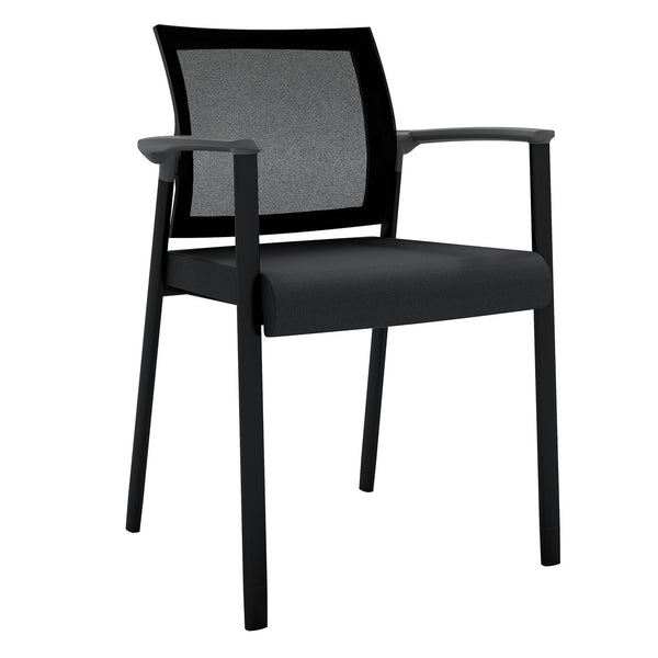OfficeSource Oslo Mesh Back Stacking Guest Chair (604MM)