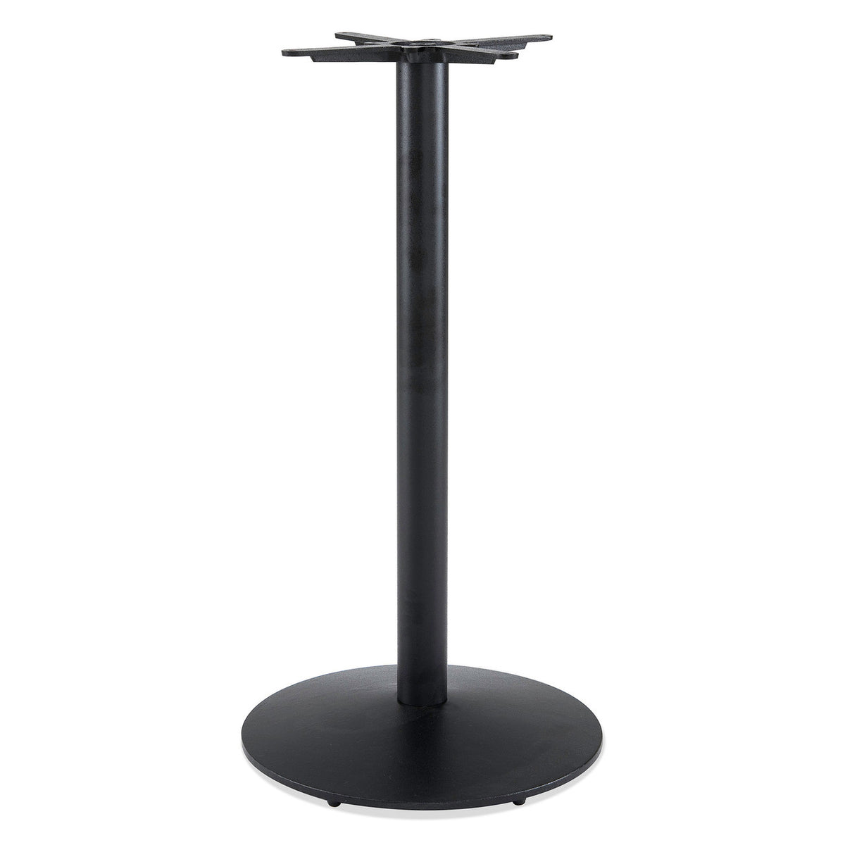 OfficeSource Robust Collection Indoor Cafe Height Round Table Base (2142242BWBK)