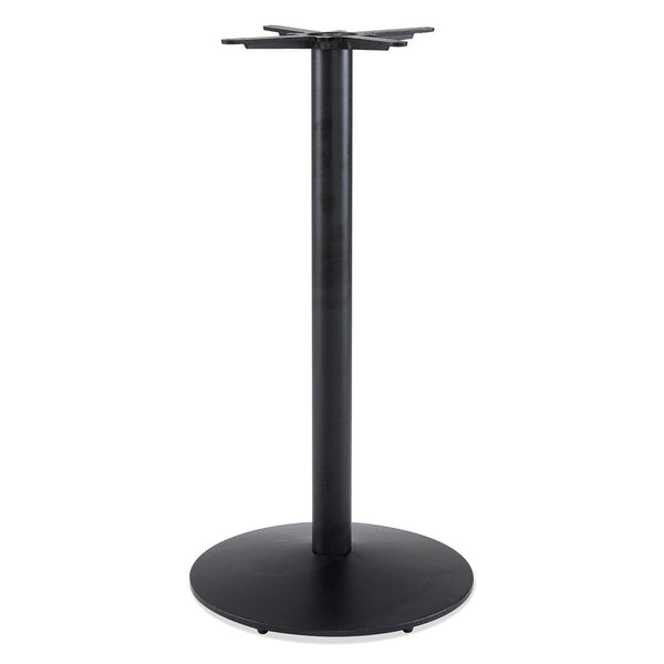 OfficeSource Robust Collection Indoor Cafe Height Round Table Base (2142242BWBK)