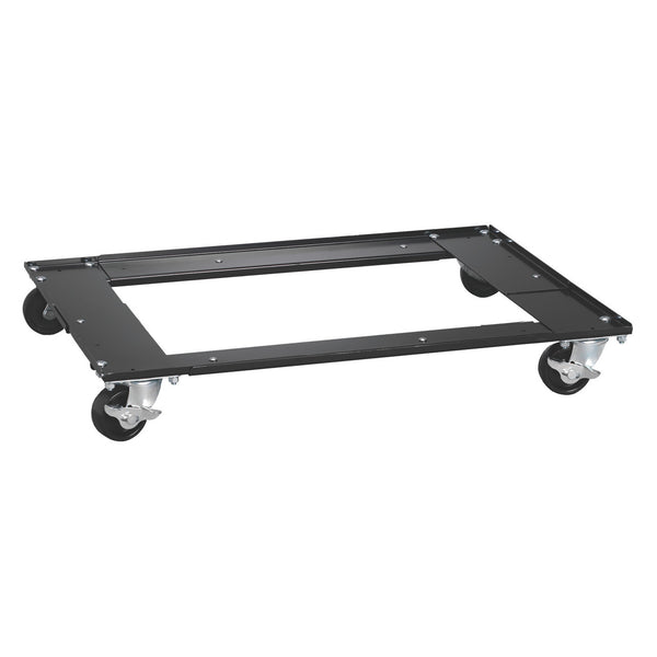 OfficeSource Steel Storage Cabinet Collection Commercial Cabinet Dolly (OSSCDOLLYBK)