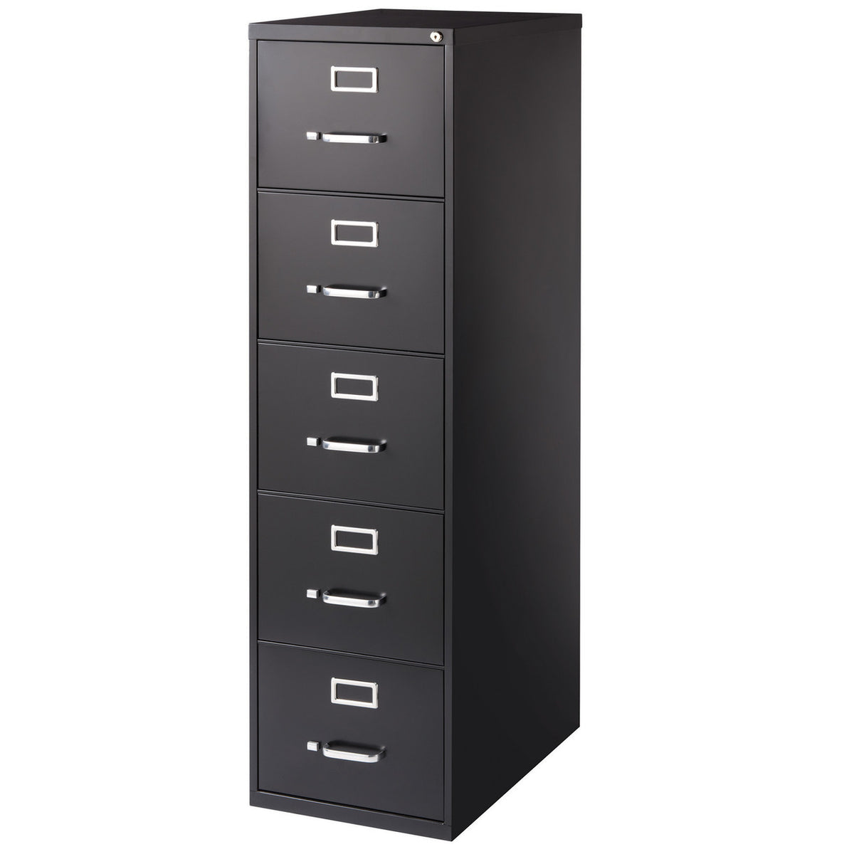 OfficeSource Steel Vertical File Collection 5 Drawer Vertical File Cabinet, 26.5" Deep, Legal (OSV5LG26H)