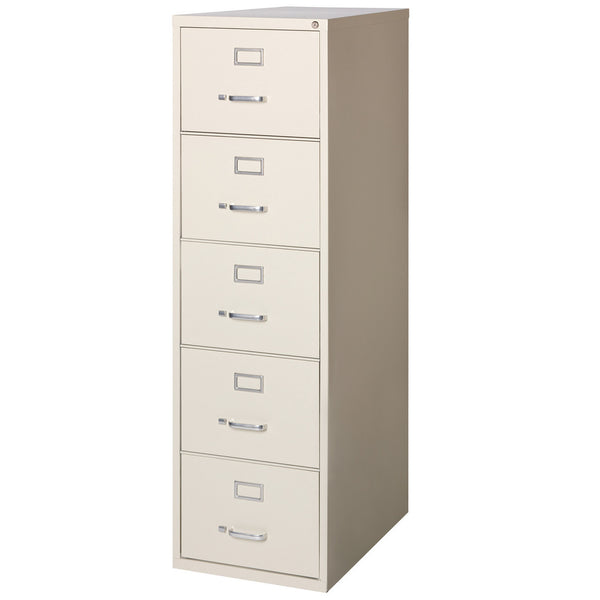 OfficeSource Steel Vertical File Collection 5 Drawer Vertical File Cabinet, 26.5" Deep, Letter (OSV5LT26H)