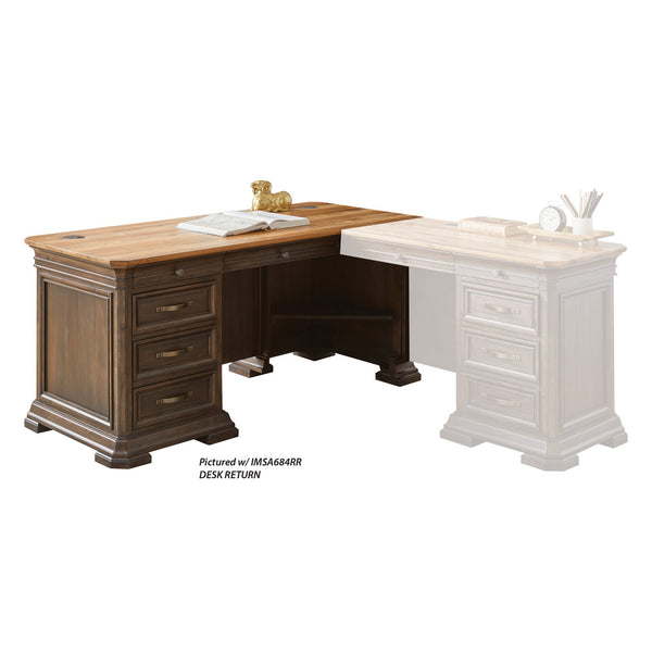 OfficeSource Westwood L Shape Desk w/Right Return - Desk (IMSA684RDR)