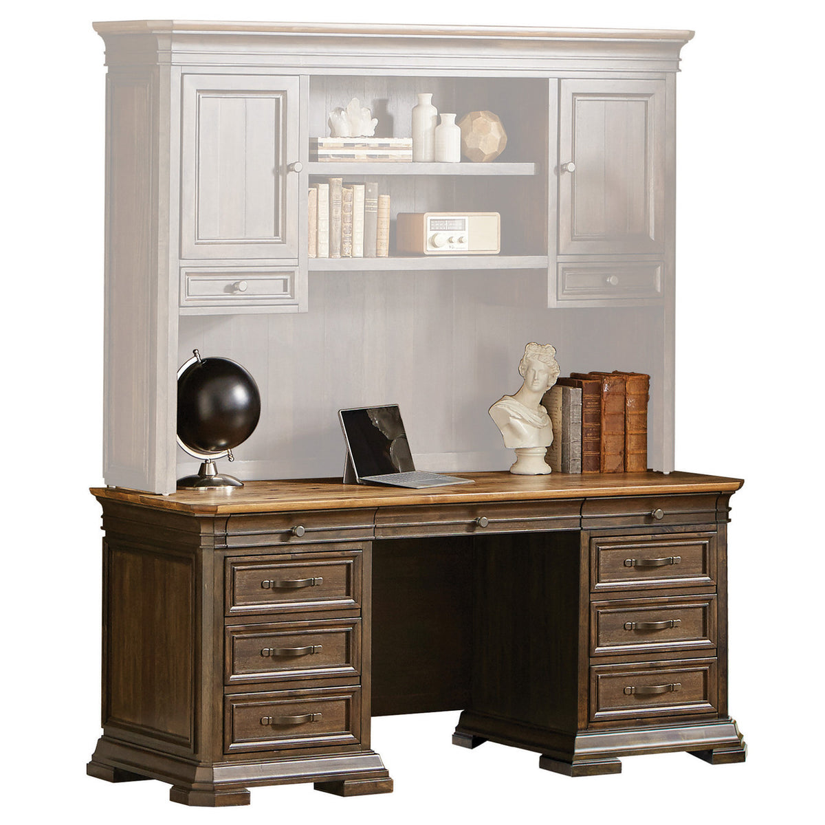 OfficeSource Westwood Knee Space Credenza (IMSA689DR)