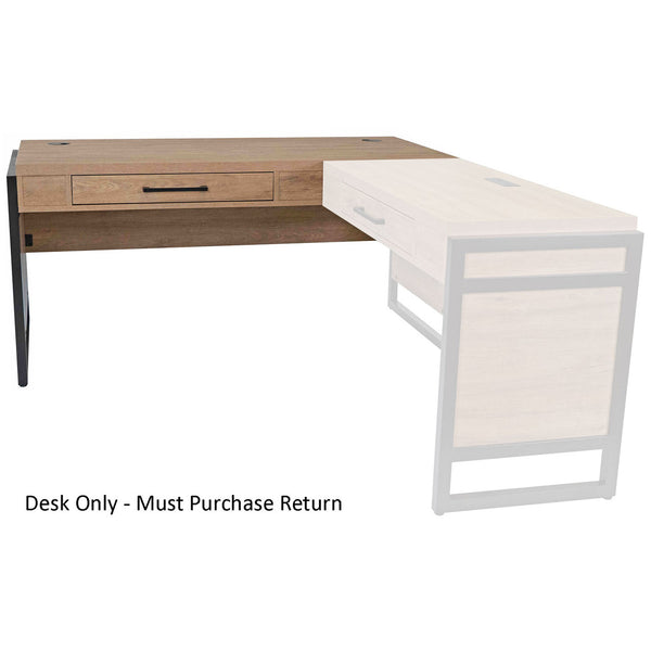 OfficeSource Artisan L Shape Desk - Desk Only (MN_386R)