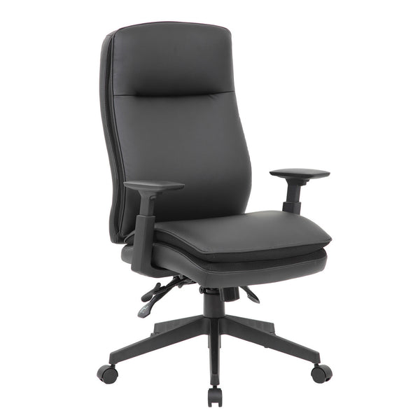 OfficeSource Obsidian High Back Executive Task Chair (05AG2QHEVBK)