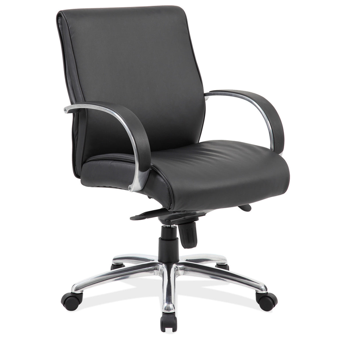 OfficeSource Prestige Executive Mid Back Chair w/Chrome Frame & Base (7745V)