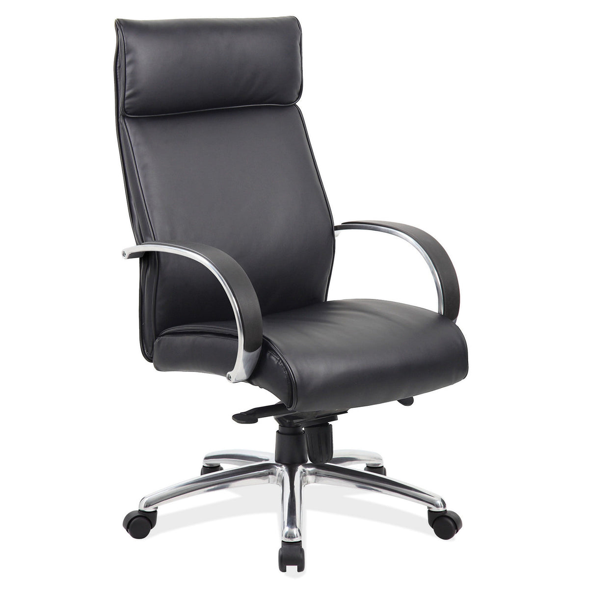 OfficeSource Prestige Executive High Back Chair w/Chrome Frame & Base (7765V)