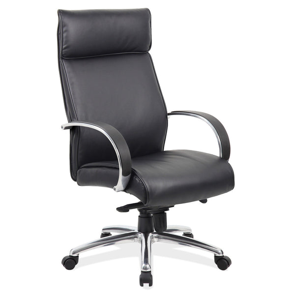 OfficeSource Prestige Executive High Back Chair w/Chrome Frame & Base (7765V)