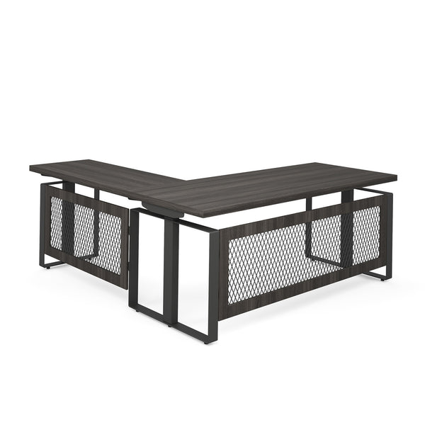 OfficeSource Palisades L Shape Electric Height Adjustable Desk (EVH100GG)