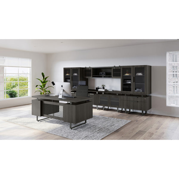 OfficeSource Palisades Collection Executive Typical with Storage Units (PALISADES3GG)